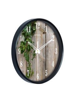 Naturel Naturel Plastic Tree Print/Designer Wall Clock for Home/Living Room/Bedroom/Kitchen and Office  - Image 2
