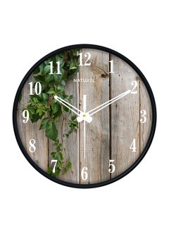 Naturel Naturel Plastic Tree Print/Designer Wall Clock for Home/Living Room/Bedroom/Kitchen and Office  - Image 1