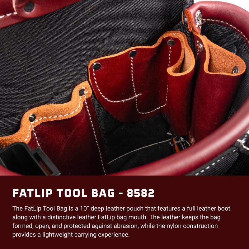 Occidental Leather FatLip Tool Bag - 13 Pockets & Tool Holders - Made in USA - Image 2