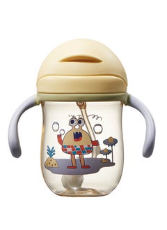 Babycare Babycare - Baby Travel Water Sippy Cup, Yellow, BPA-Free, Leak-Proof, Non-Toxic, Portable Sippy Cup, Easy Grip, Safe for Babies, Spill-Proof Design, Travel-Friendly, Ideal for Toddlers and Infants  - Image 1