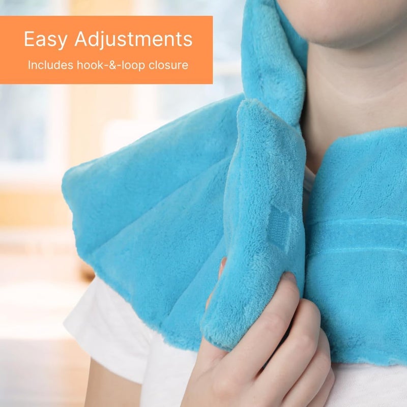 NatraCure Microwave Heating Pad for Neck Shoulders and Back  Heated Wrap  Microwavable Warmer Moist Heating Pad with SmartBead Technology  Physical Therapy FSA HSA Spa Gifts  1PK - Image 5