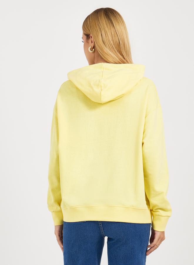 Styli Regular Fit Be Kind To Your Mind Slogan Hoodie  - Image 4
