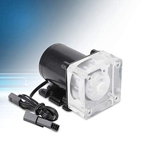 ASHATA CPU Water Cooling Pump 12V Silent Water Cooling Pump Set 600L/H G1/4 Water Cooling Radiator PC Liquid Cooling System - Image 2