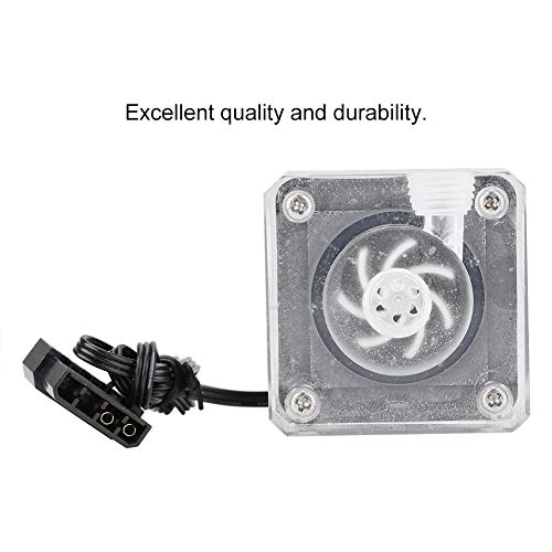 ASHATA CPU Water Cooling Pump 12V Silent Water Cooling Pump Set 600L/H G1/4 Water Cooling Radiator PC Liquid Cooling System - Image 5