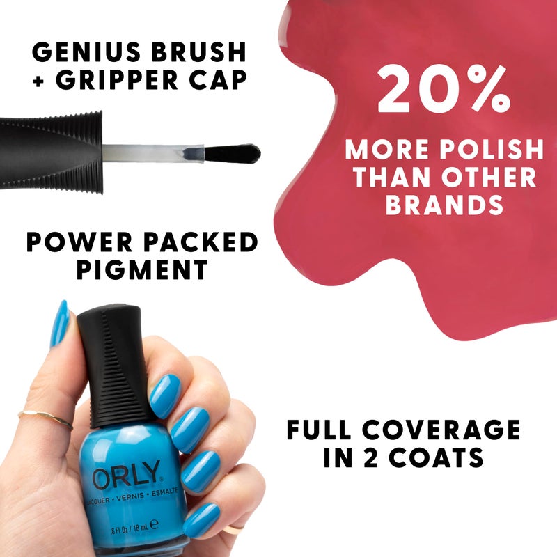 Orly Nail Polish 'Cloudscape' Collection | Bright Shimmer and Creme Nail Polishes for Summer 0.6fl oz (Field of Wonder) - Image 3