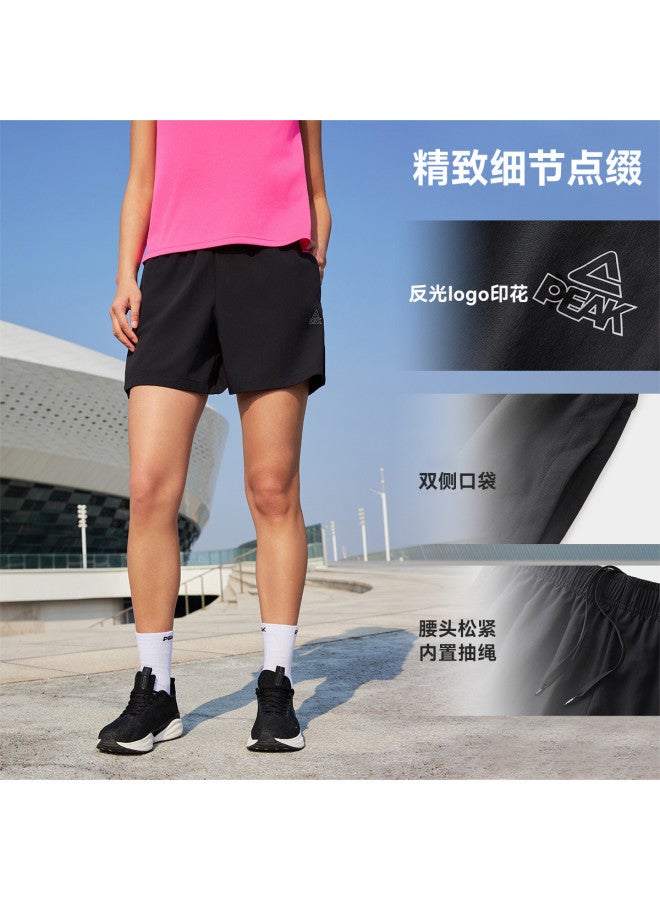 PEAK Breezy Moisture-Wicking Breathable Woven Shorts For Women - Lightweight & Comfortable For Running & Workouts In Spring/Summer - Image 5