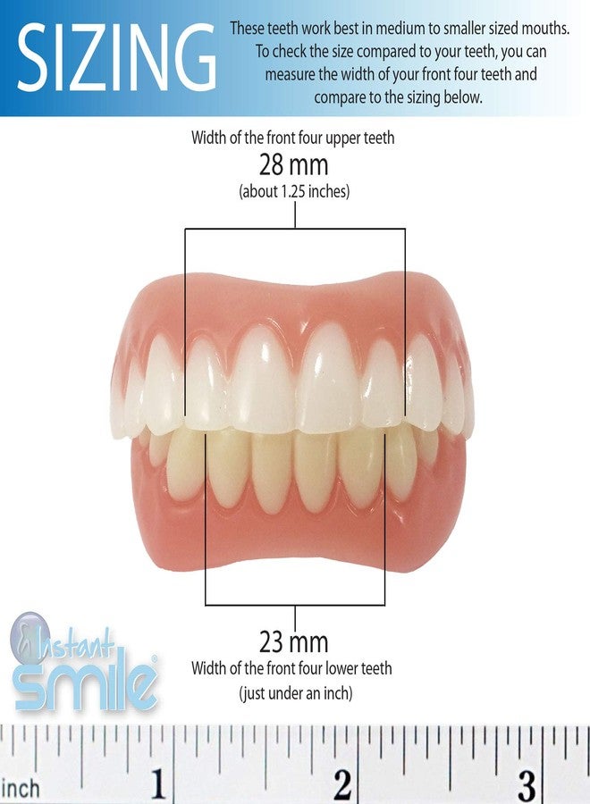 Billy-Bob Billy Bob Instant Smile Complete Adult Makeover Kit! Fix Your Smile at Home Within Minutes! Includes Bright White Comfort Fit Flex Upper and Natural Shade Instant Smile Lower. - Image 3