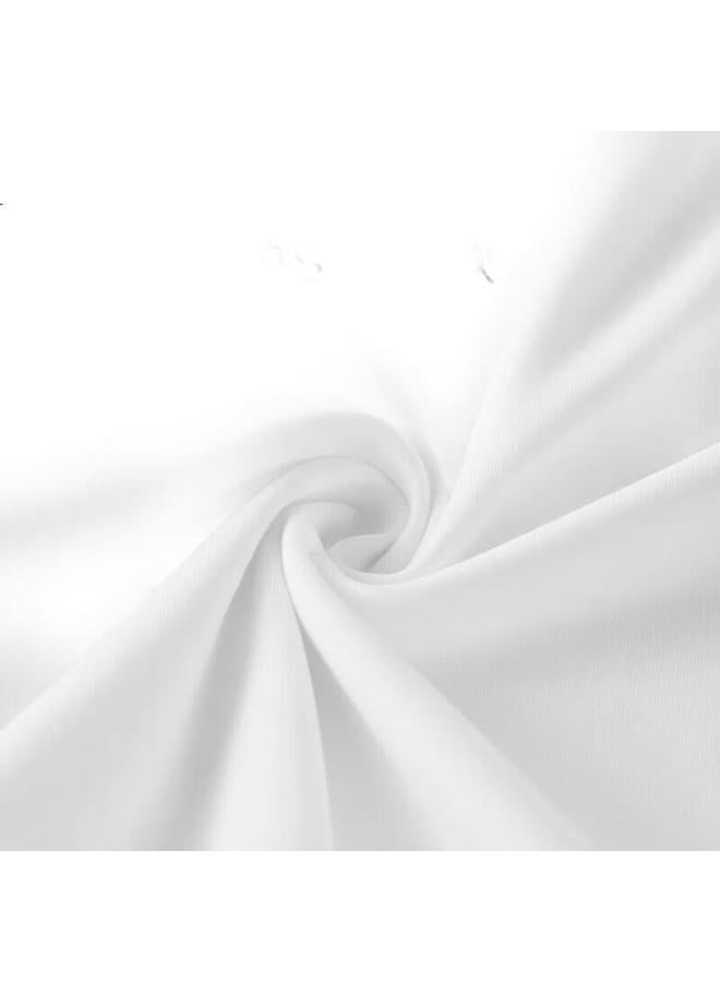 JD.com Men'S Short Sleeve T-Shirt Luxury Wrinkle-Free Cotton Short-Sleeved Tee White Basic Tee Deep Hidden Blue 3Xl - Image 1