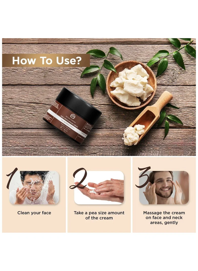 The Man Company Daily Moisturising Winter Cream With Shea Butter And Vitamin E For Moisturizing And Hydrating, All Skin Types, 50 GM