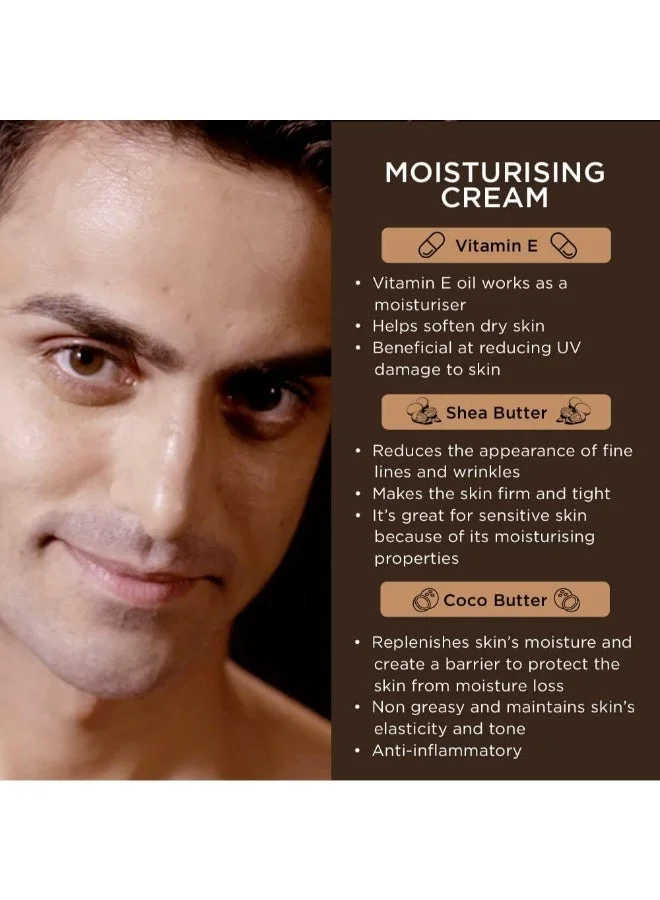 The Man Company Daily Moisturising Winter Cream With Shea Butter And Vitamin E For Moisturizing And Hydrating, All Skin Types, 50 GM