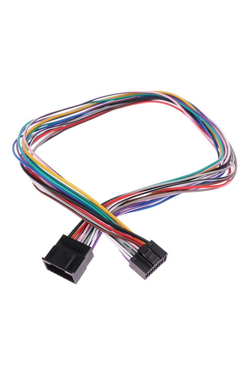 erorex 16 Pin Universal Car Stereo Radio ISO Wire Harness Kits Power Speak ACC Extension 60cm Adapter Ca... - Image 5