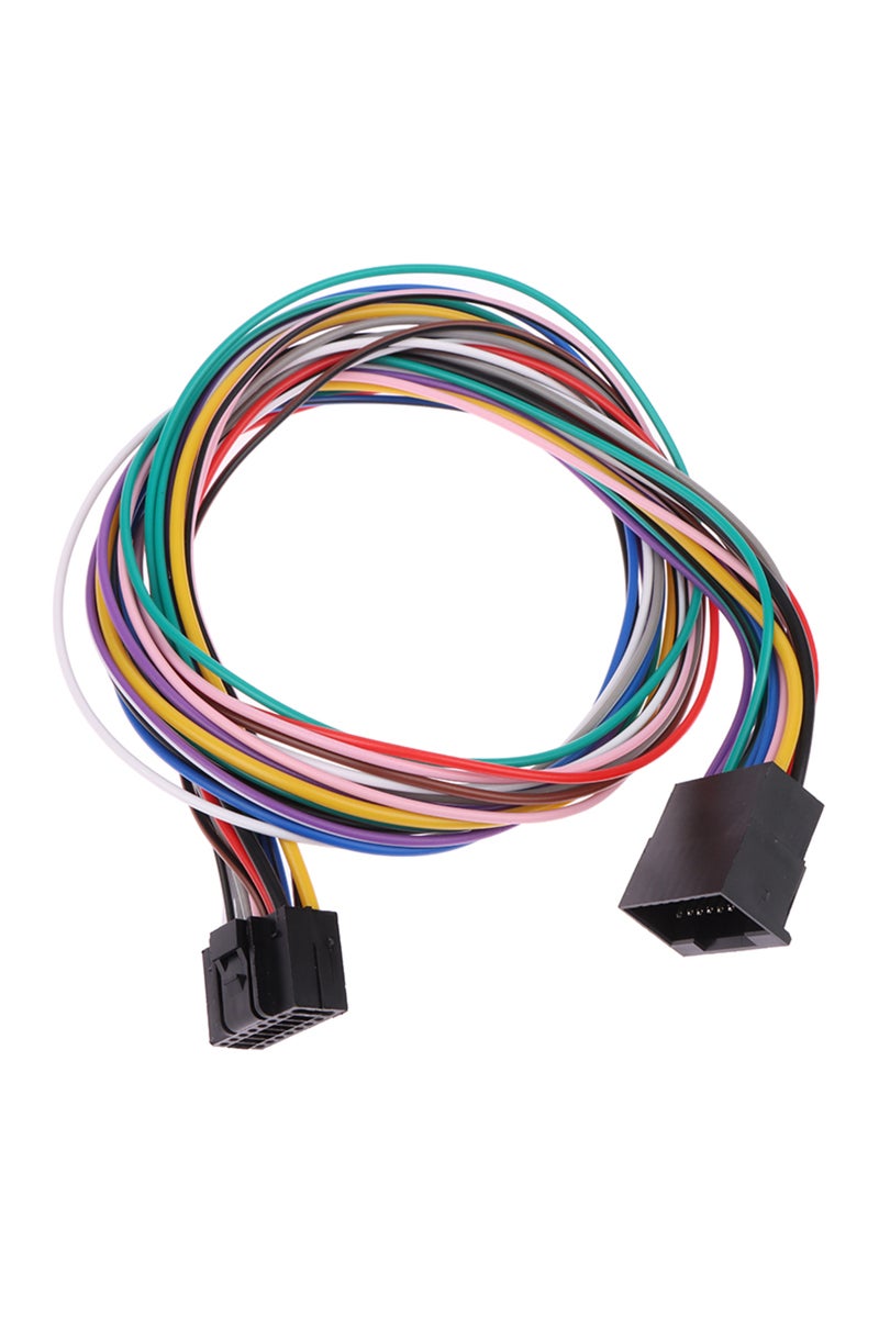 erorex 16 Pin Universal Car Stereo Radio ISO Wire Harness Kits Power Speak ACC Extension 60cm Adapter Ca... - Image 1