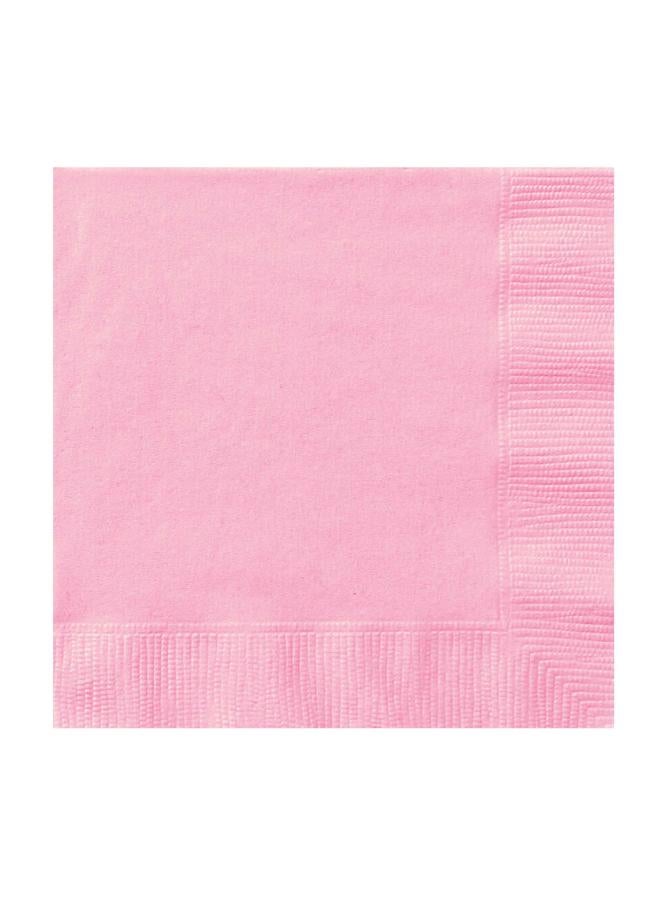Unique 20 Lovely Pink Lunch Napkins - Image 1