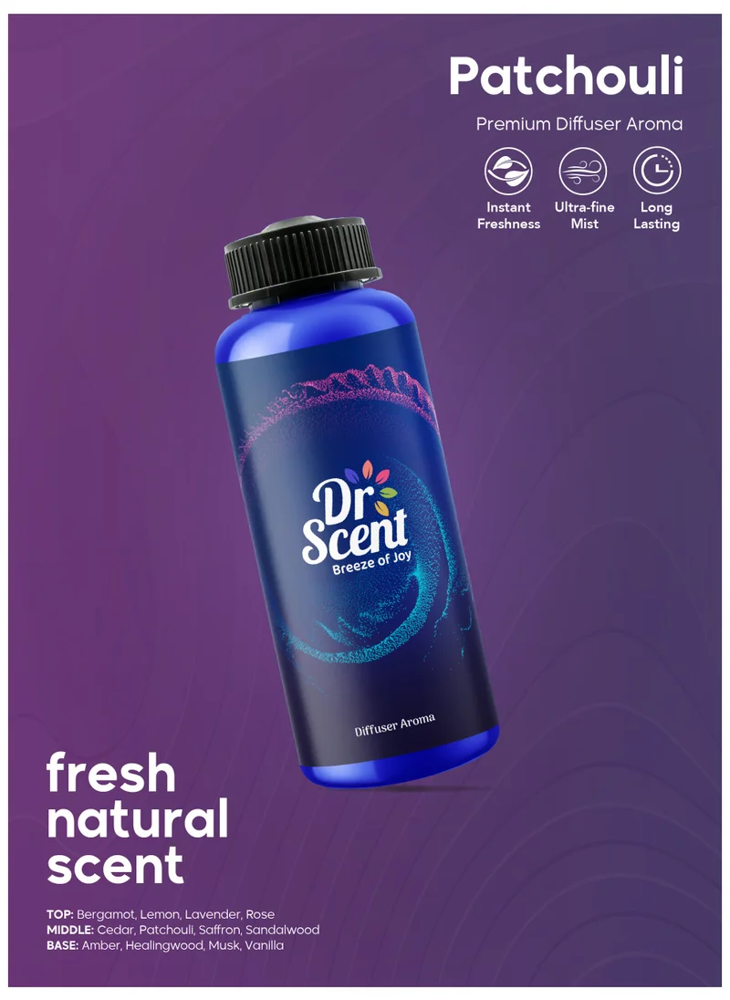 Dr Scent Diffuser Aroma- Patchouli (170ml)