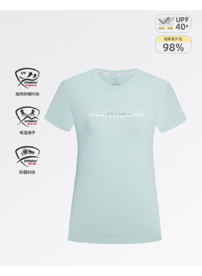 NorthLand Women's Short Sleeve T-shirt New Fashion Sporty Tee For Summer/moisture-wicking Quick-dry Antibacterial - Image 1