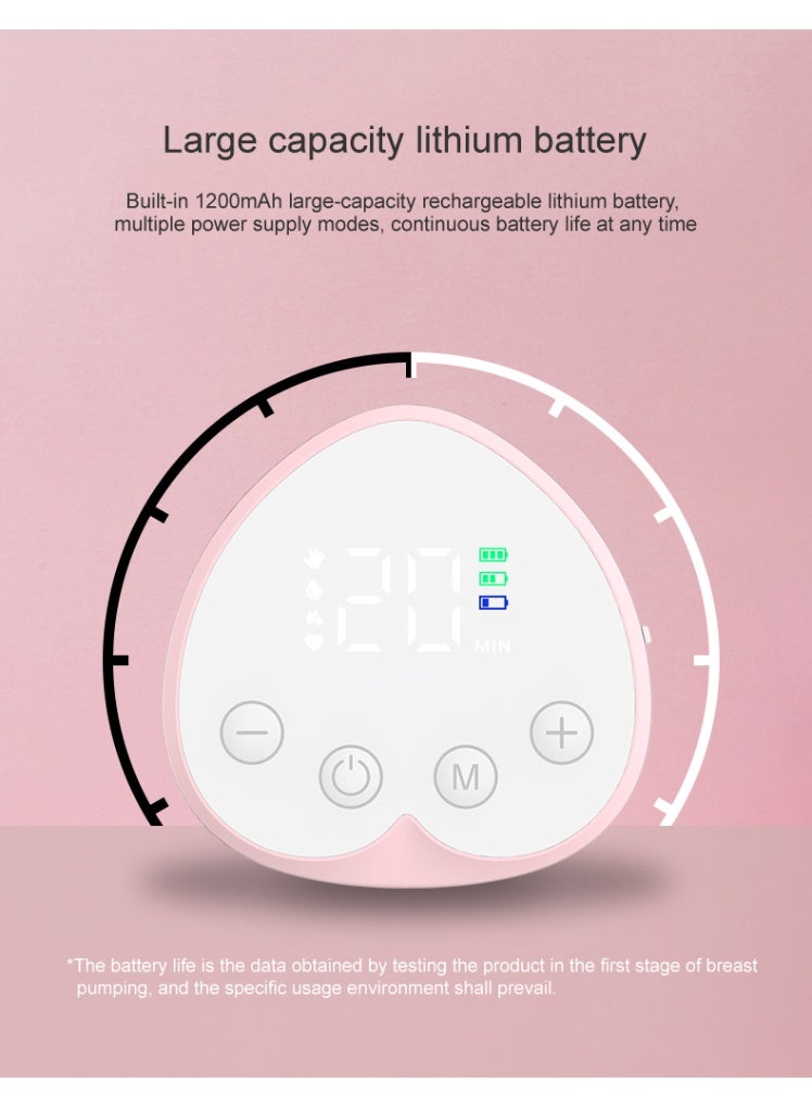 ج الروح مضخة ثدي قابلة للارتداء، مضخة ثدي كهربائية بدون استخدام اليدين للرضاعة الطبيعية بدون ألم مع 4 أوضاع و12 مستوى، تصميم مانع للتسرب وضوضاء منخفضةمضخة ثدي قابلة للارتداء، مضخة ثدي كهربائية بدون استخدام اليدين للرضاعة الطبيعية بدون ألم مع 4 أوضاع و12 مستوى، تصميم مانع للتسرب وضوضاء منخفضة - Image 3