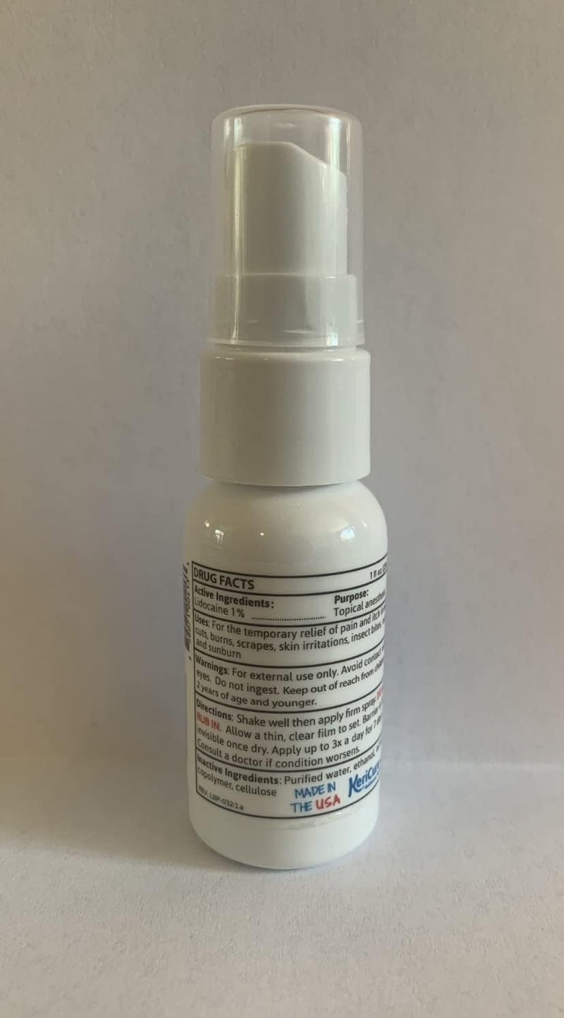 KeriCures Natural Seal Spray on Bandage with Itch Relief 1oz First Aid Barrier Soothing Protective Moisturizing Liquid Bandage for Kids Woman Owned Small Business - Image 3