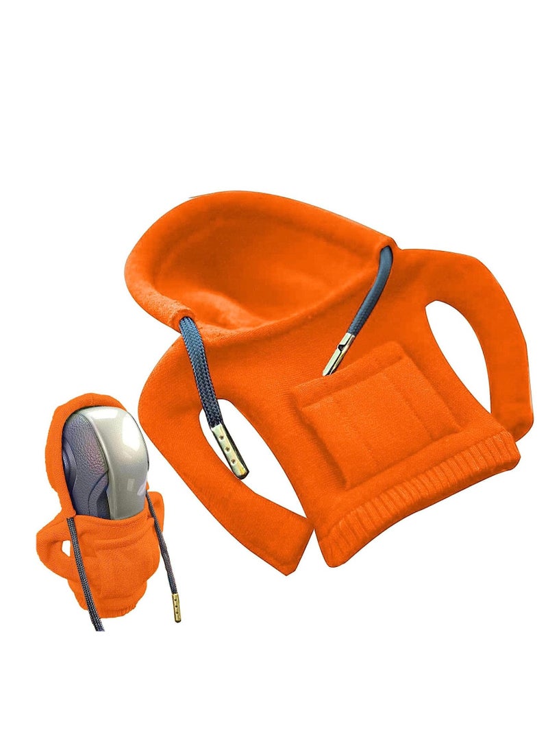 Loquat Car Gear Shift Cover Shifter Knob Hoodie Funny Stick Protector Fits Manual Or Automatic Universal - Image 1