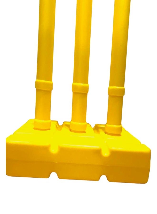 AASHRAY Cricket Heavy Plastic Stumps for Turf, Box and Gully Game (Set of 3) - Image 3