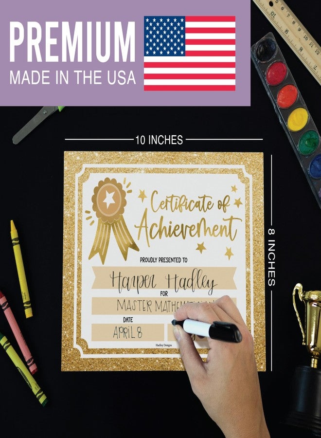 Hadley Designs Classroom Award Certificates for Students -25 Certificate of Achievement Awards, Gold Star Certificate Paper, Preschool Graduation Certificates for Kids, Kindergarten Diploma, Star Student Honor Roll - Image 4