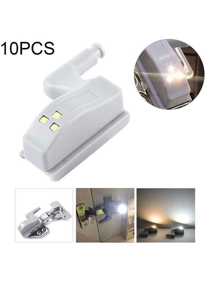 نيبمينينت مصابيح LED ليلية من 3 قطع بجهاز استشعار عند المفصلات الداخلية لخزنة الملابس أبيض 16x12x4Ø³Ù†ØªÙŠÙ…ØªØ± - Image 4