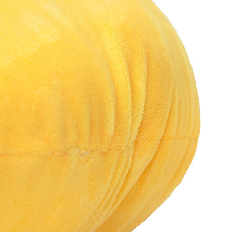 EvZ Emoji Heart Eyes Face Emoticon Cushion Stuffed Plush Soft Pillow, Official Certified, 32cm Yellow - Image 3