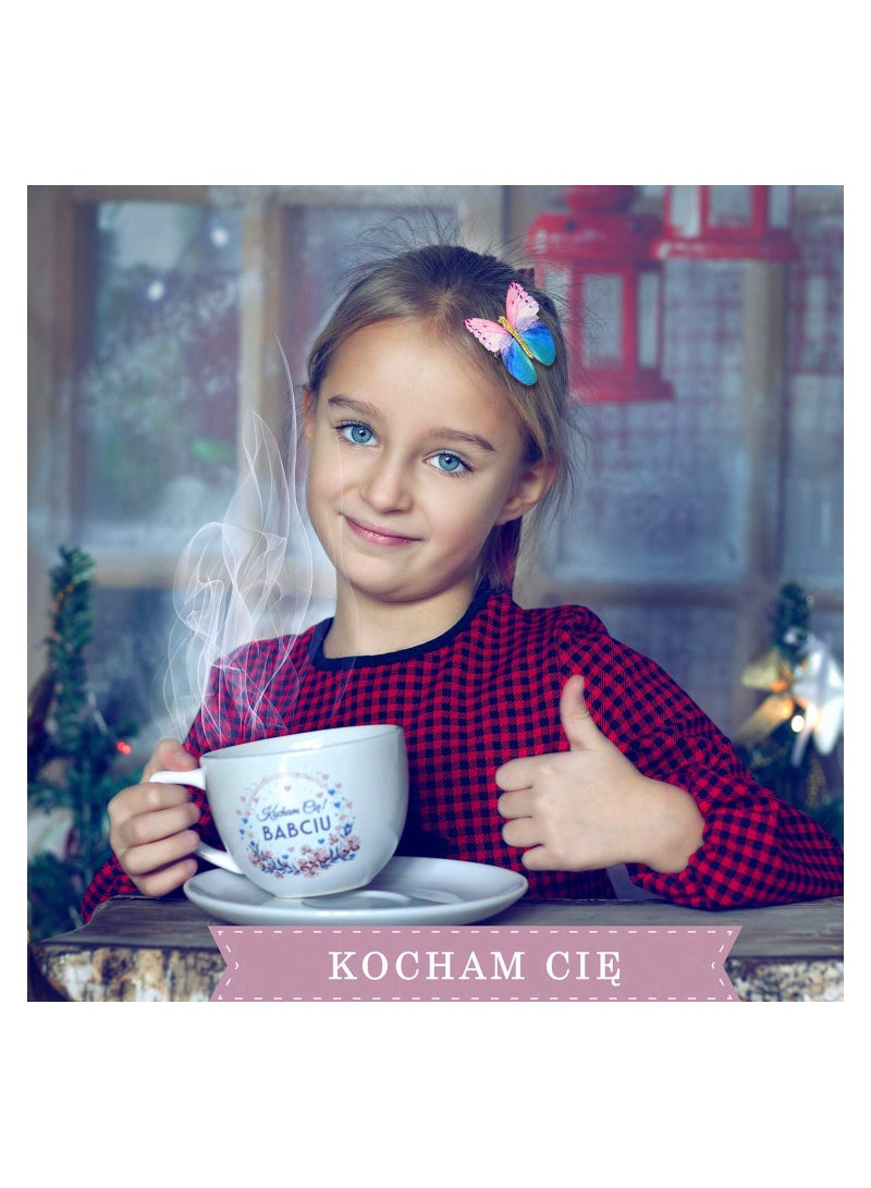 Excefore Butterfly Clips, Baby Hair Clips Butterfly Glitter Barrette for Women Girls and Infants - Image 4