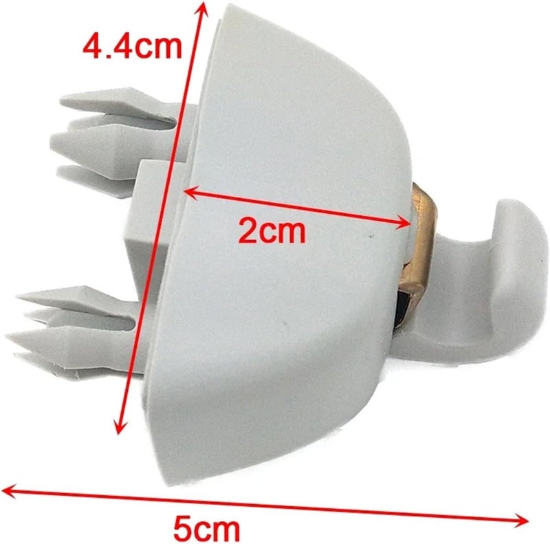 Wivplex Gray Interior Sun Visor Clip Bracket Hook - Image 2