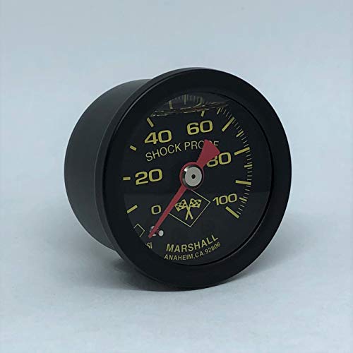 Marshall MNB00100 Fuel Pressure Gauge, 0-100 PSI, Black - Image 1