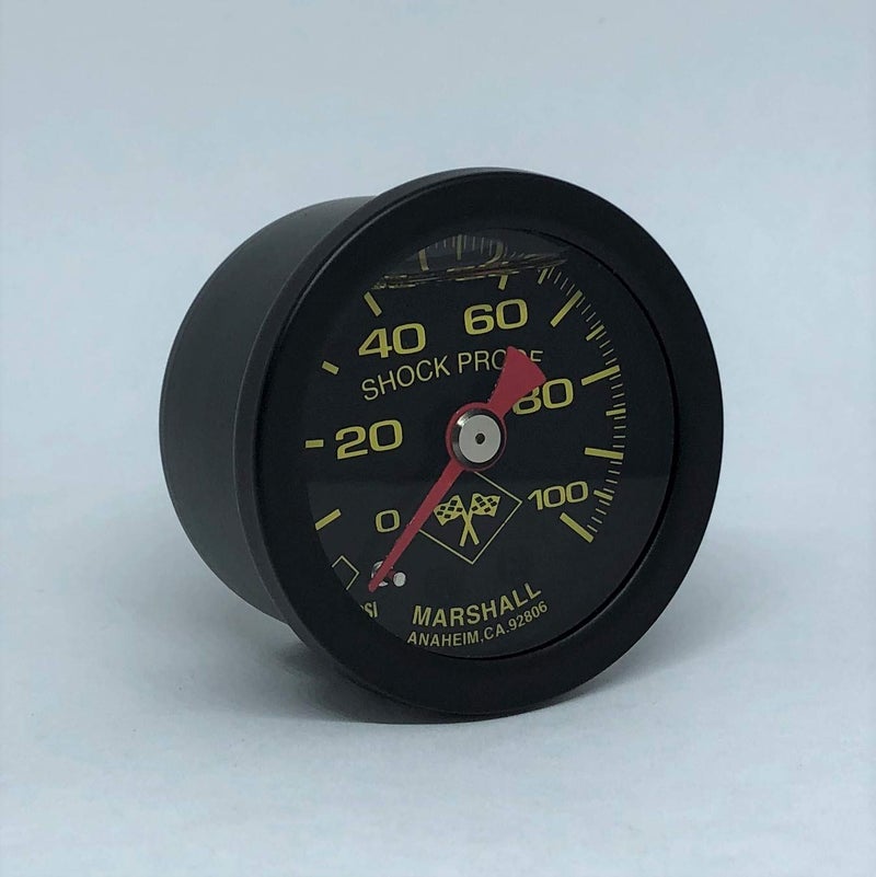 Marshall MNB00100 Fuel Pressure Gauge, 0-100 PSI, Black - Image 3