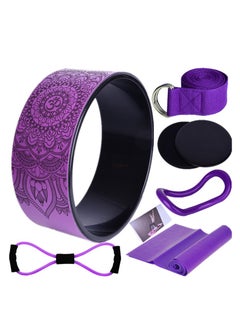 EBMINI Luxury Yoga Wheel Seven Piece Set 