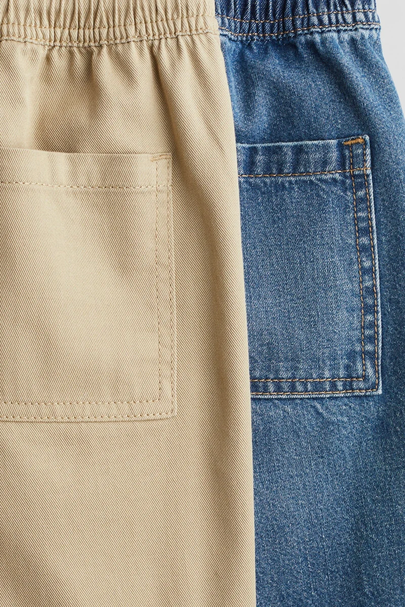 H&M 2-pack cotton shorts