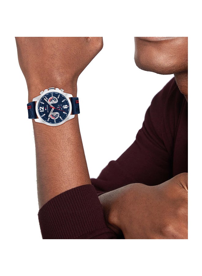 TOMMY HILFIGER Navy Silicone Multi-function Men's Watch - 1710635 - Image 5