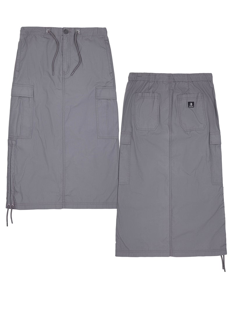 CONVERSE Long Woven Cargo Skirt