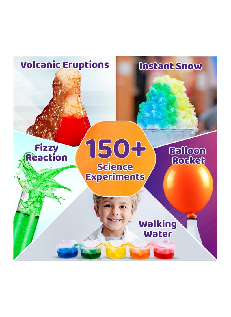 سمارتيفيتي مجموعة Mega Science Kit 150+ مجموعة تجارب علمية للأطفال من عمر 6 إلى 14 عامًا | هدايا عيد الميلاد للبنين والبنات  - Image 2