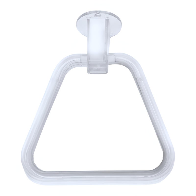 New Ware Unbreakable ABS Square Towel Ring Wall Mounted Stand/Holder for Bathroom/Wash Basin/Napkin-Towel Hanger - Image 1