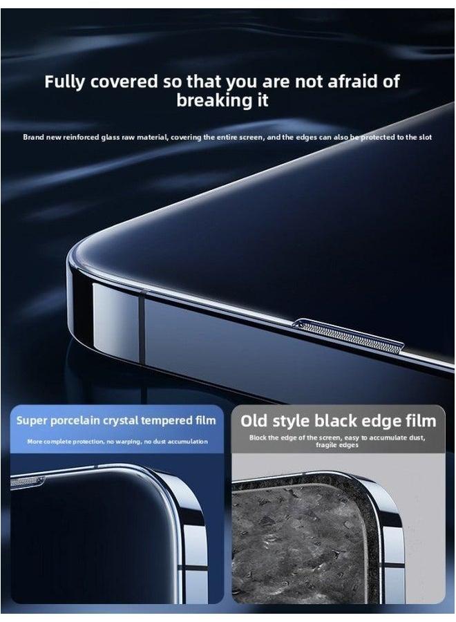 [Fingerprint-free] Applicable To For Iphone15 Tempered Film Iphone 13/14 Mobile Phone 11promax Anti-peep 12 Full Screen X-Colour:[explosion-proof Ultra-clear Film♦Pack Of 2】20 Times Stronger Anti-fingerprint♦Damage Compensation Guaranteed-Size:For Pro  - Image 2
