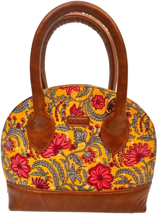 Poorak Sling Bag | Stylish Bohemian Handbag for Girls & Women | Trendy Crossbody Bag for Daily Use (Yellow) - Image 1