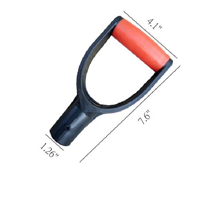 LAPXSNZD Shovel D Grip Handle,32mm/1.26" Inner Diameter PVC Shovel D Grip,Replacement Handle for Digging Raking Tool 1pcs - Image 4