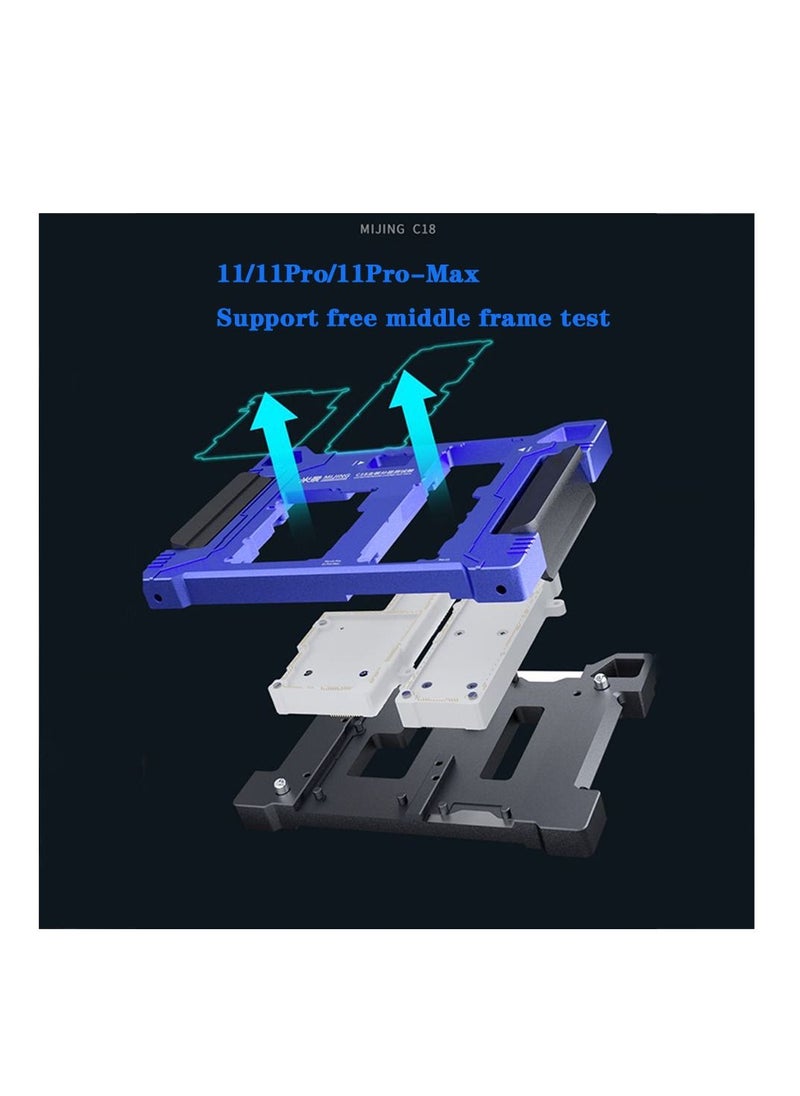 Generic - Mijing C18 Motherboard middle Layer Tester Platform for Iphone 11 11 Pro 11 Pro Max Logic Board Lower Middle Layed - Image 1