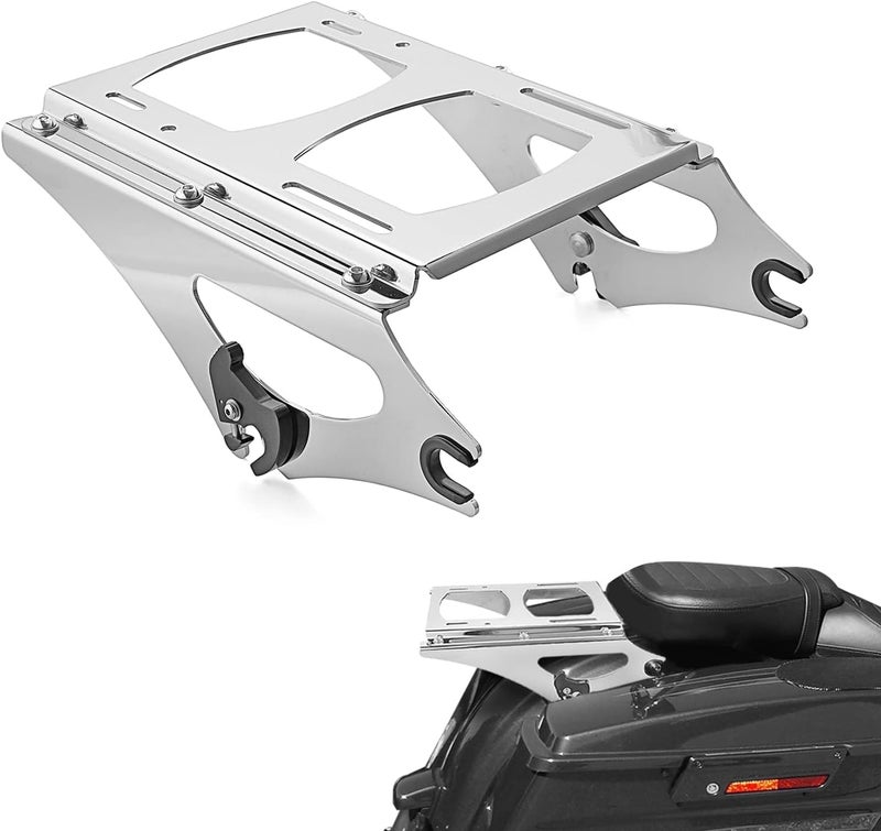 WeiSen Detachable Two-UP Tour Pak Pack Trunk Mount Rack for 2009-2013 Harley Touring - Image 3