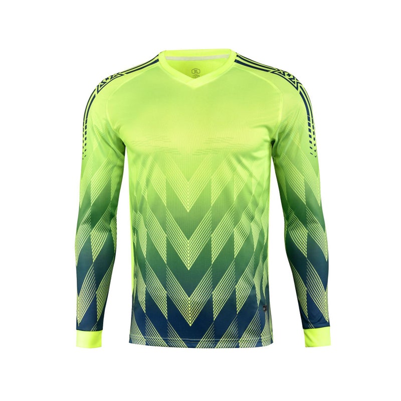 Generic "Guardian God Style: Football Goalkeeper Jacket" New Goalkeeper Equipment Football Clothing Group Purchase Wholesale MB8006-Fluorescent Green 