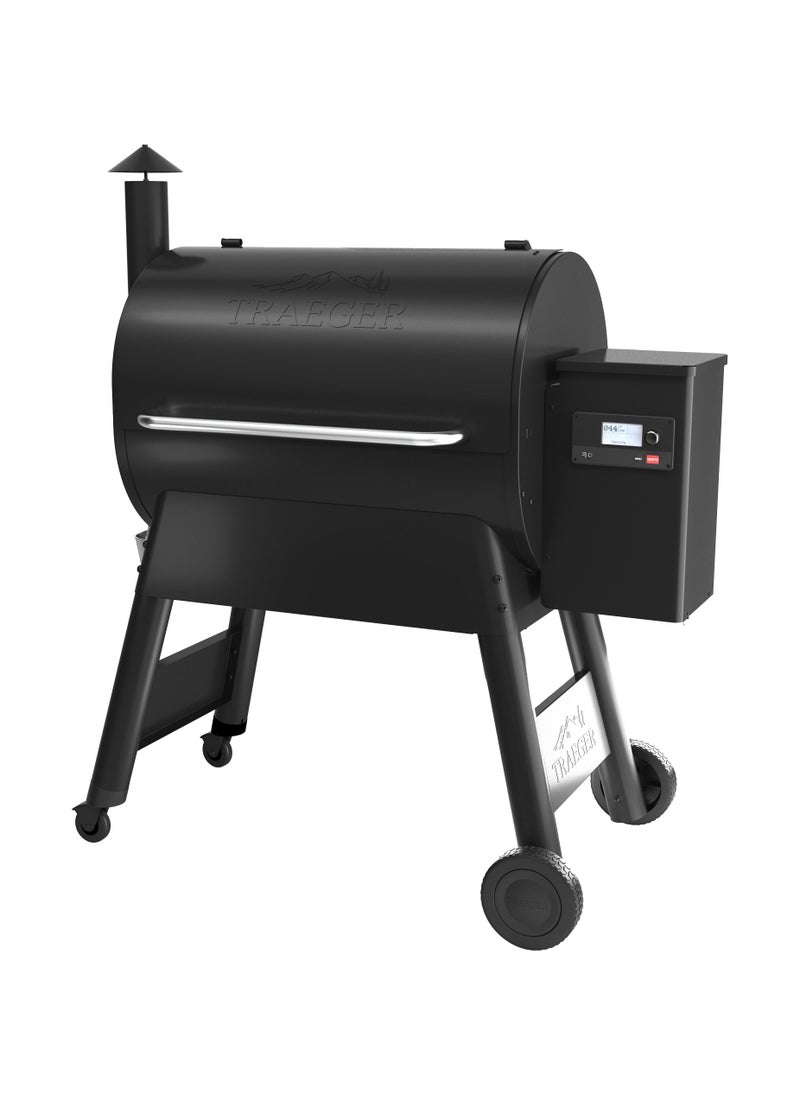 TRAEGER - Pro 780 Electric Wood Pellet Grill and Smoker, Black, 780 Square Inches Cook Area, 500 Degree Max Temperature, Meat Probe, 6 in 1 BBQ Grill with WiFi and app connectivity, Black - Image 1