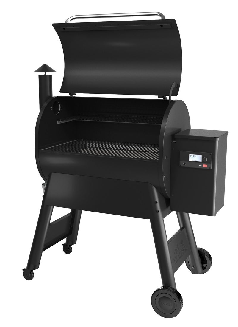 TRAEGER - Pro 780 Electric Wood Pellet Grill and Smoker, Black, 780 Square Inches Cook Area, 500 Degree Max Temperature, Meat Probe, 6 in 1 BBQ Grill with WiFi and app connectivity, Black - Image 1
