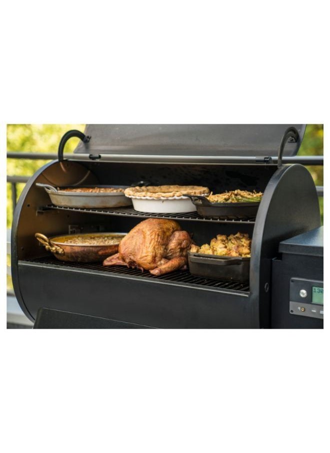 TRAEGER - Pro 780 Electric Wood Pellet Grill and Smoker, Black, 780 Square Inches Cook Area, 500 Degree Max Temperature, Meat Probe, 6 in 1 BBQ Grill with WiFi and app connectivity, Black - Image 1