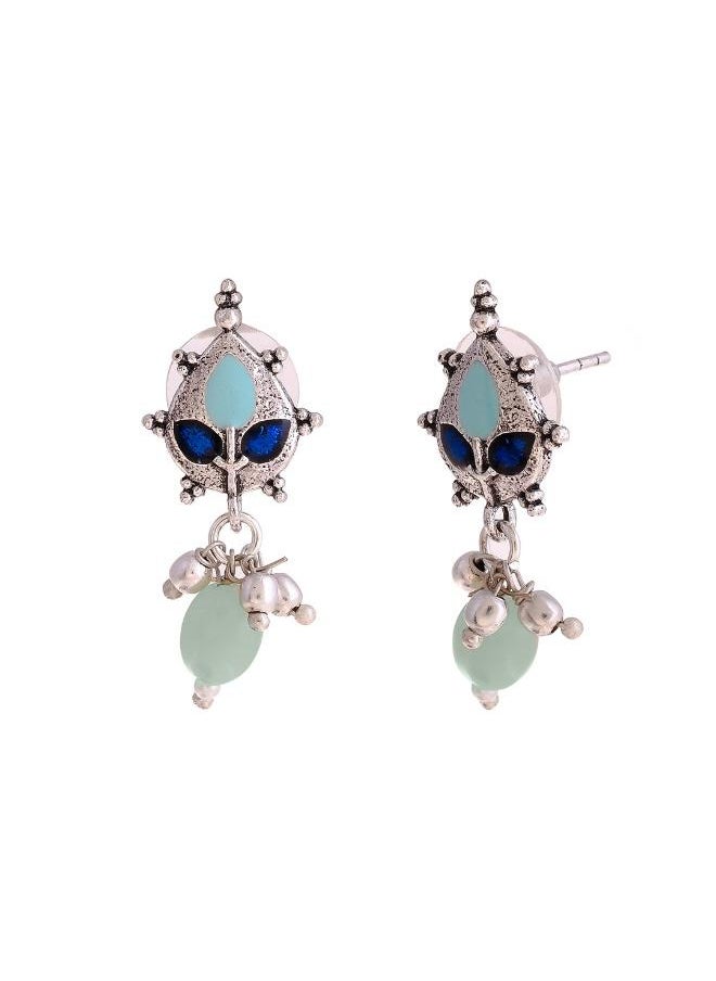 VOYLLA Bagh E Fiza Tiny Drop Earrings  - Image 3