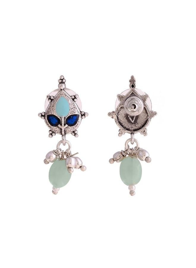 VOYLLA Bagh E Fiza Tiny Drop Earrings  - Image 4