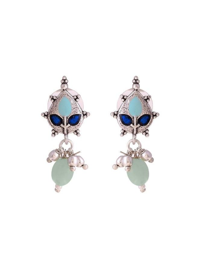 VOYLLA Bagh E Fiza Tiny Drop Earrings  - Image 2