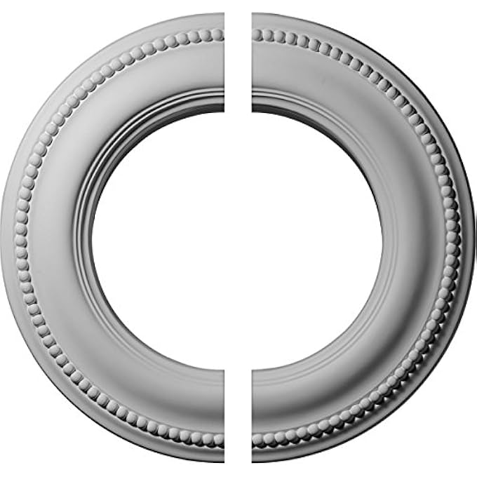 CM13BR2 BRADFORD CLASSIC CEILING MEDALLION, 13"OD X 7 1/2"ID X 3/4"P, FACTORY PRIMED - Image 1