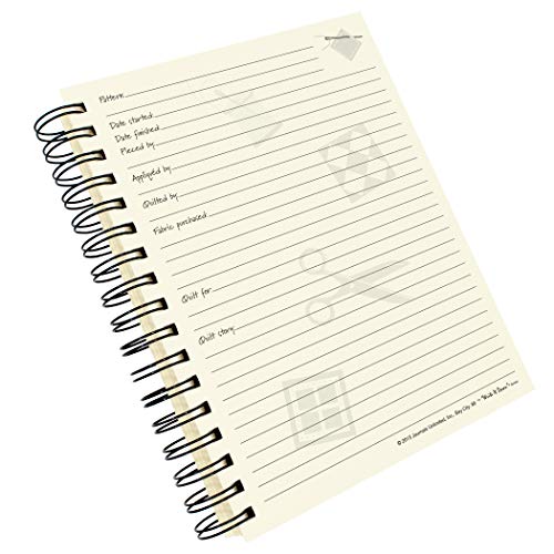 Write it Down series by Journals Unlimited, Guided Journal, Quilting, The Quilters Journal, Full-size 7.5"x 9", Kraft Hard Cover, Made in USA - Image 4